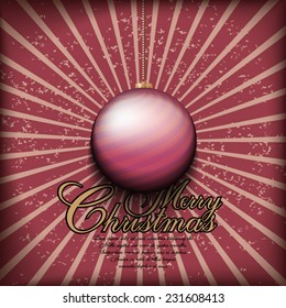 Christmas Card vector template