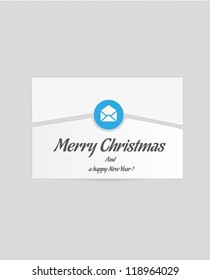 Christmas card (white )