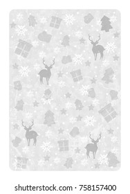 Christmas card, winter texture