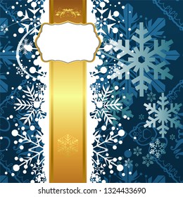 Christmas card for your design, vector graphics