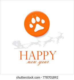 Christmas cards 2018 per year dog