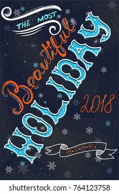 Christmas Cards with lettering