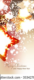 Christmas cards. New year. Winter holidays. Celebration. Decorative abstract background. Greeting.