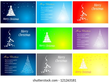 Christmas cards set
