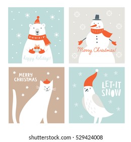 christmas cards set