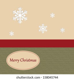 Christmas cards with snowflake .Vector eps10,illustration.