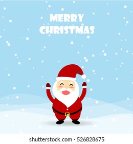 Christmas card,Santa Claus is coming. Merry Christmas