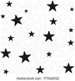 Christmas card,the star background,vector illustration
