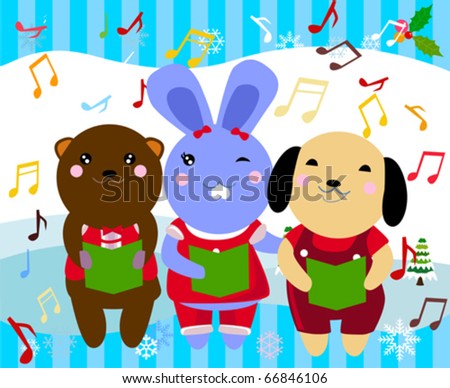 Christmas carolers