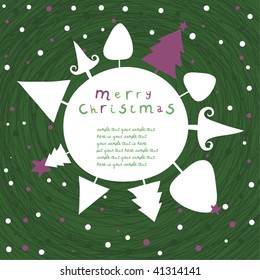 Christmas cartoon background