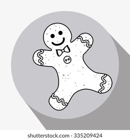Christmas cartoon graphic design, vector illustration eps10