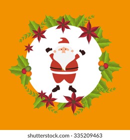 Christmas cartoon graphic design, vector illustration eps10