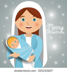 Christmas cartoon graphic design, vector illustration eps10