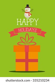 Christmas cartoon graphic design, vector illustration eps10