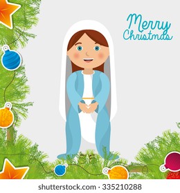 Christmas cartoon graphic design, vector illustration eps10