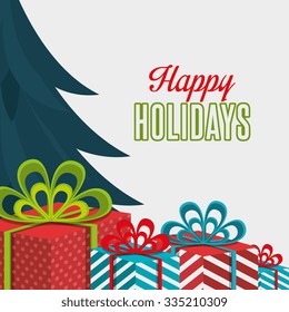 Christmas cartoon graphic design, vector illustration eps10