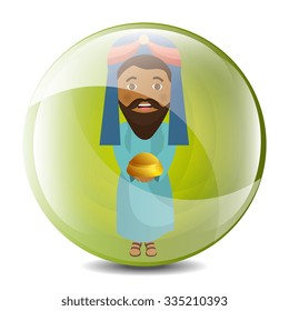 Christmas cartoon graphic design, vector illustration eps10