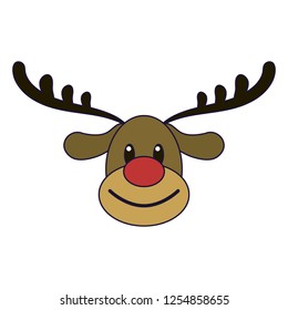 Christmas cartoon isolated concept