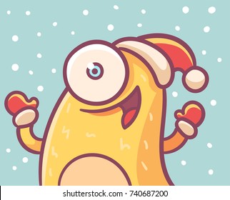 Christmas Cartoon Monster