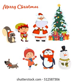 Christmas cartoon .Vector ,Illustration EPS10