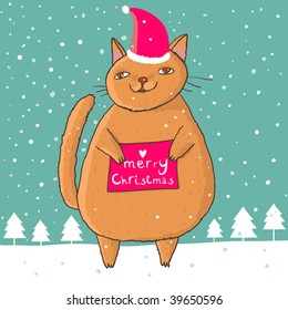 Christmas cat