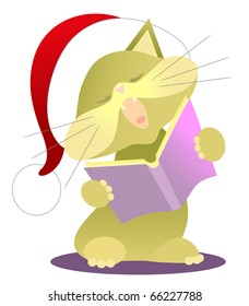 christmas cat sing a song