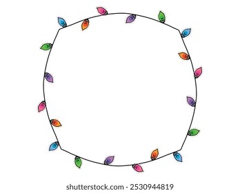 Christmas Celebrate Lighting Background Illustration