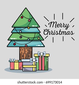christmas celebration with decoration design