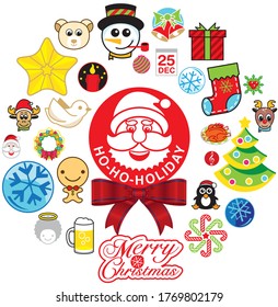 Christmas Celebration Festival Icon Graphic