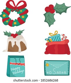 Christmas, celebration, gift ,vector, icon
