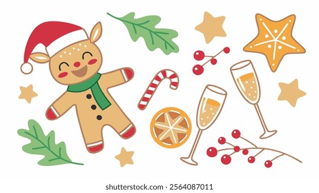 christmas celebration vector template design