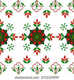 Christmas celebration vector template seamless design