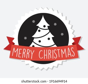 Christmas Celebratory Banner For Design, Cards, Invitations, And Presentations. Happy Holidays Vector Elements