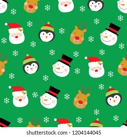 christmas character pattern design