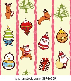 Christmas Character Pattern SEAMLESS 3