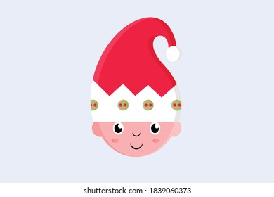 Christmas Character with a Red Hat
