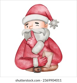 Christmas Character Santa Claus Secret