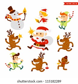 Christmas character set