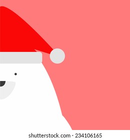 Christmas characters - Santa  polar bear