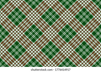 Patrón de yeso tartán a cuadros de Navidad. Diseño inspirado en el gingham de Argyle para envolver papel, almohadas, mantas, etc. 