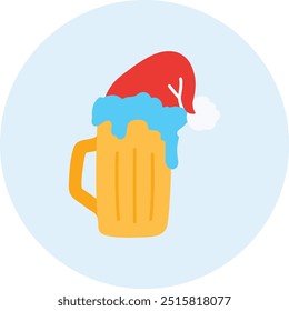 Christmas Cheer Icon or Illustration Representing Festive Joy, Holiday Spirit, and Seasonal Celebrations