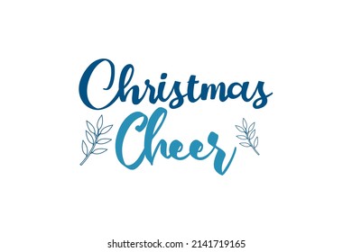 Citas de Navidad. Concepto de tipografía de vectores creativos
