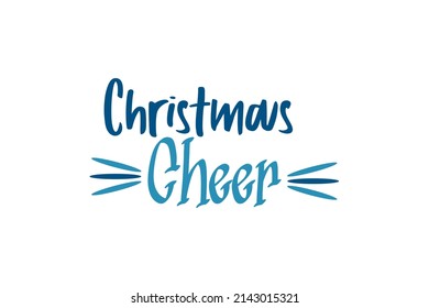 Citas de Navidad. Concepto de tipografía de vectores creativos