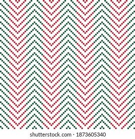 Christmas Chevron seamless pattern background for fashion textile, knitwear, graphics
