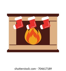 christmas chimney with socks