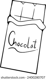 Christmas Chocolate Bar Illustration - 100,000 - Chilling