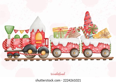 Christmas circus, Wonderland Christmas, Christmas amusement park element
