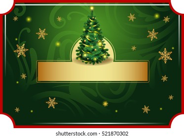 Christmas classic background for greeting cards, banners, presentations, decorations