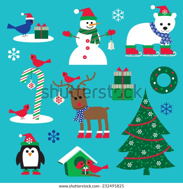 Christmas Clip Art Stock Vektorgrafik Lizenzfrei