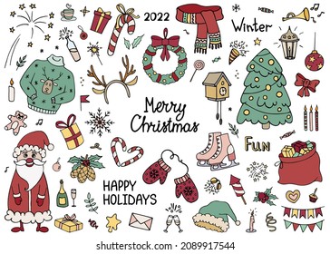 115 Large Christmas Garland Coloring Stock Vectors, Images & Vector Art ...